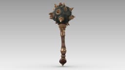 Spiked Mace 3d model