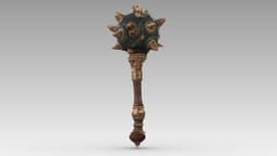 Spiked Mace 3d model