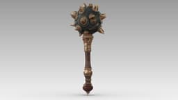 Spiked Mace 3d model