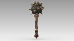 Spiked Mace 3d model