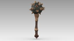 Spiked Mace 3d model