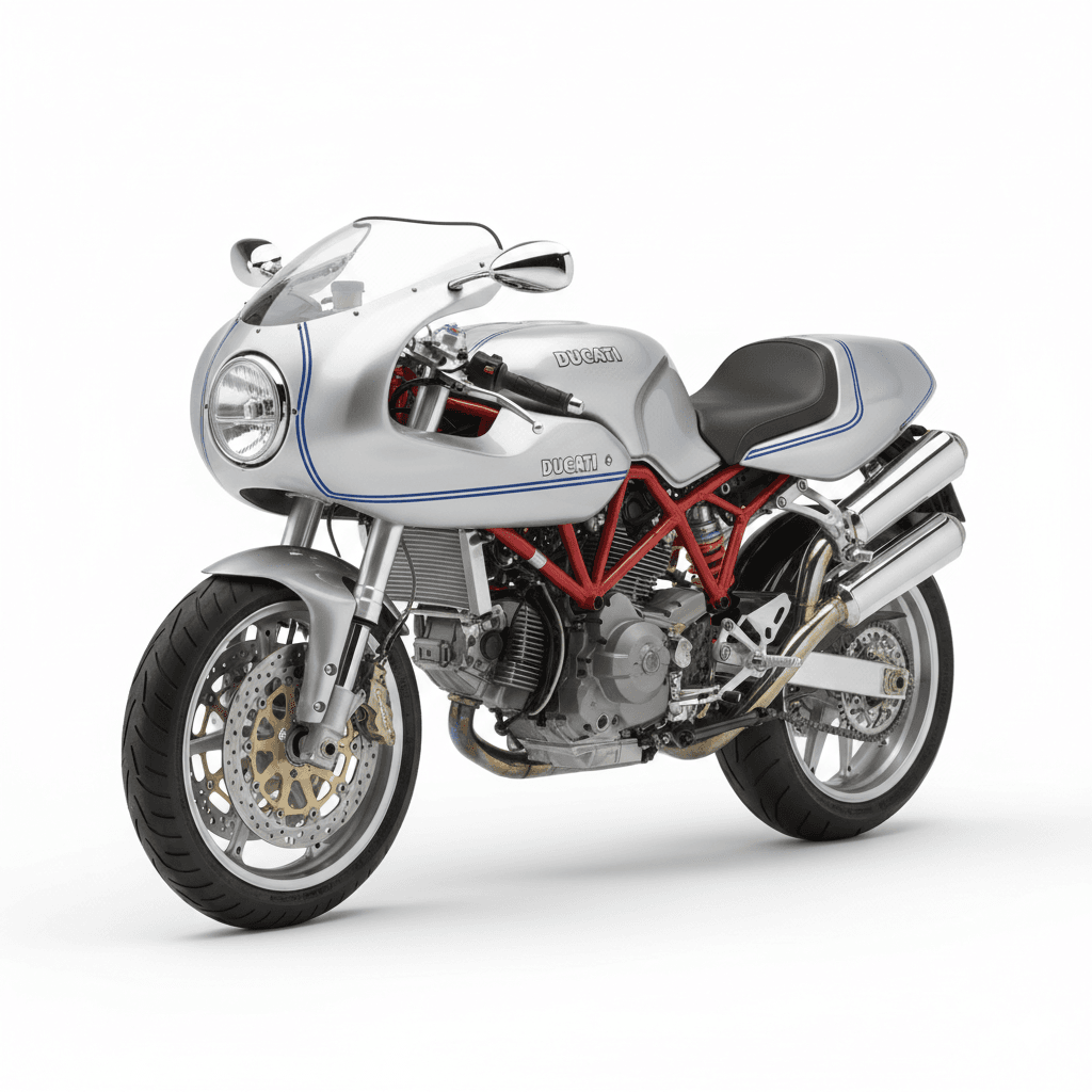 Ducati Paul Smart 1000LE Cafe Racer 3d model