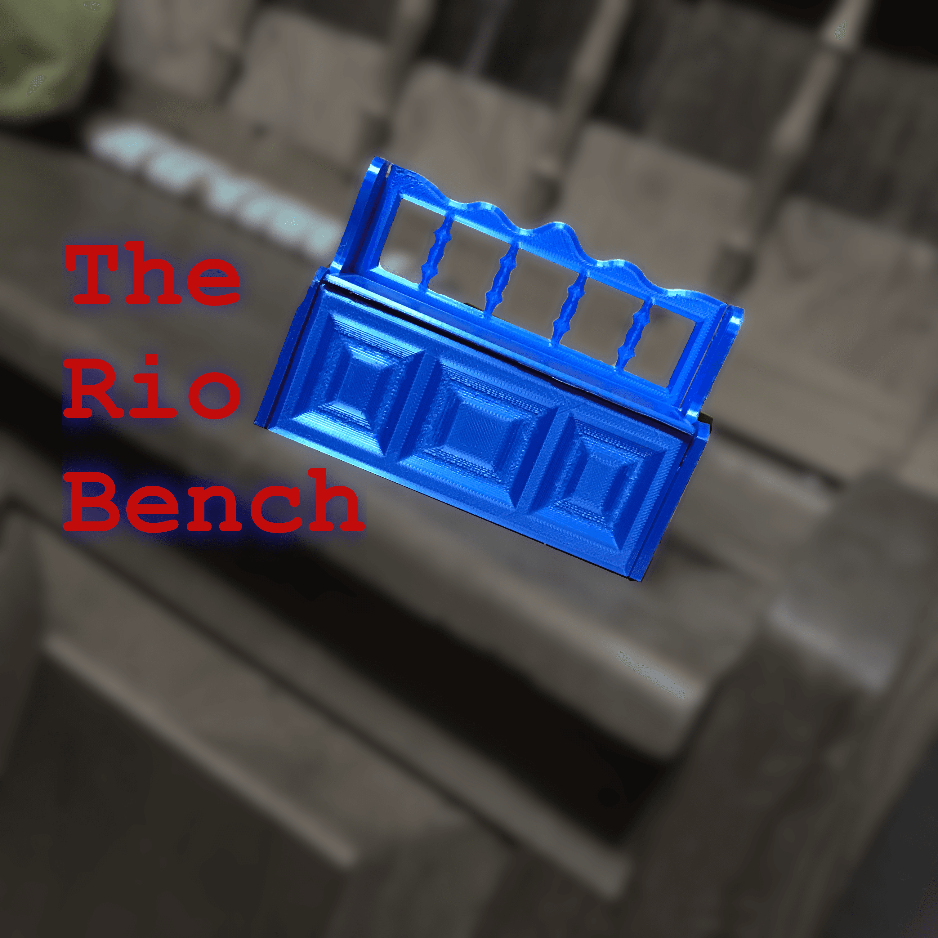 The Rio Bench 3d model