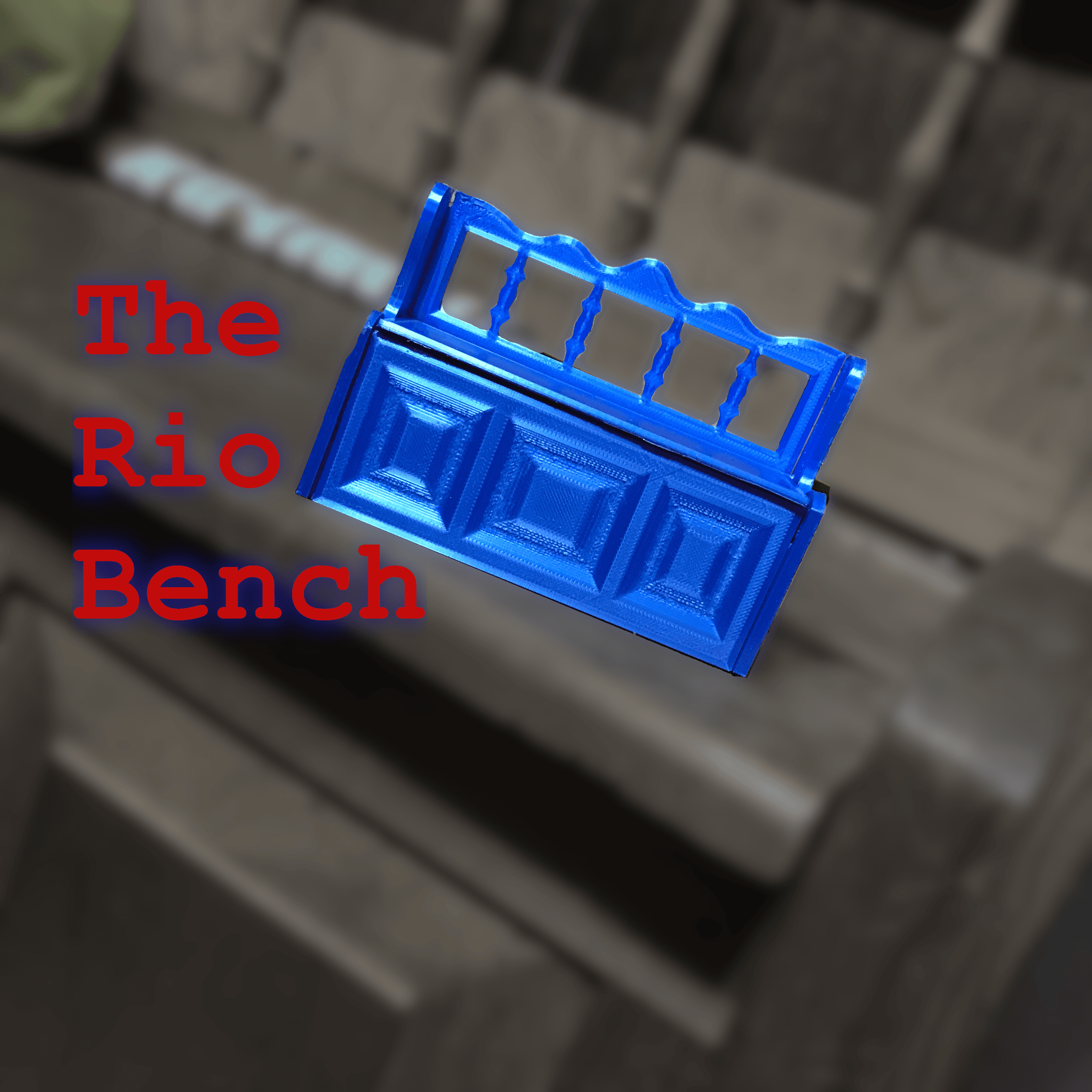 The Rio Bench 3d model