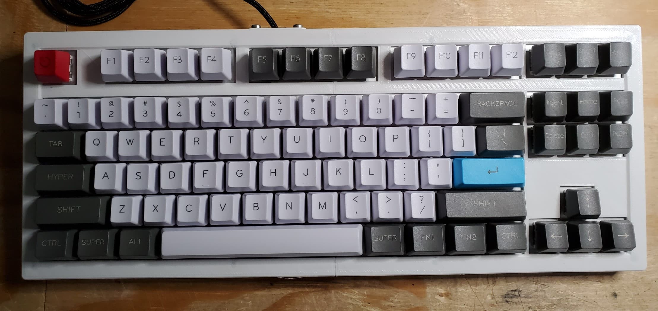 TheBasic - A Minimalist 87 Key Mechanical Keyboard 3d model