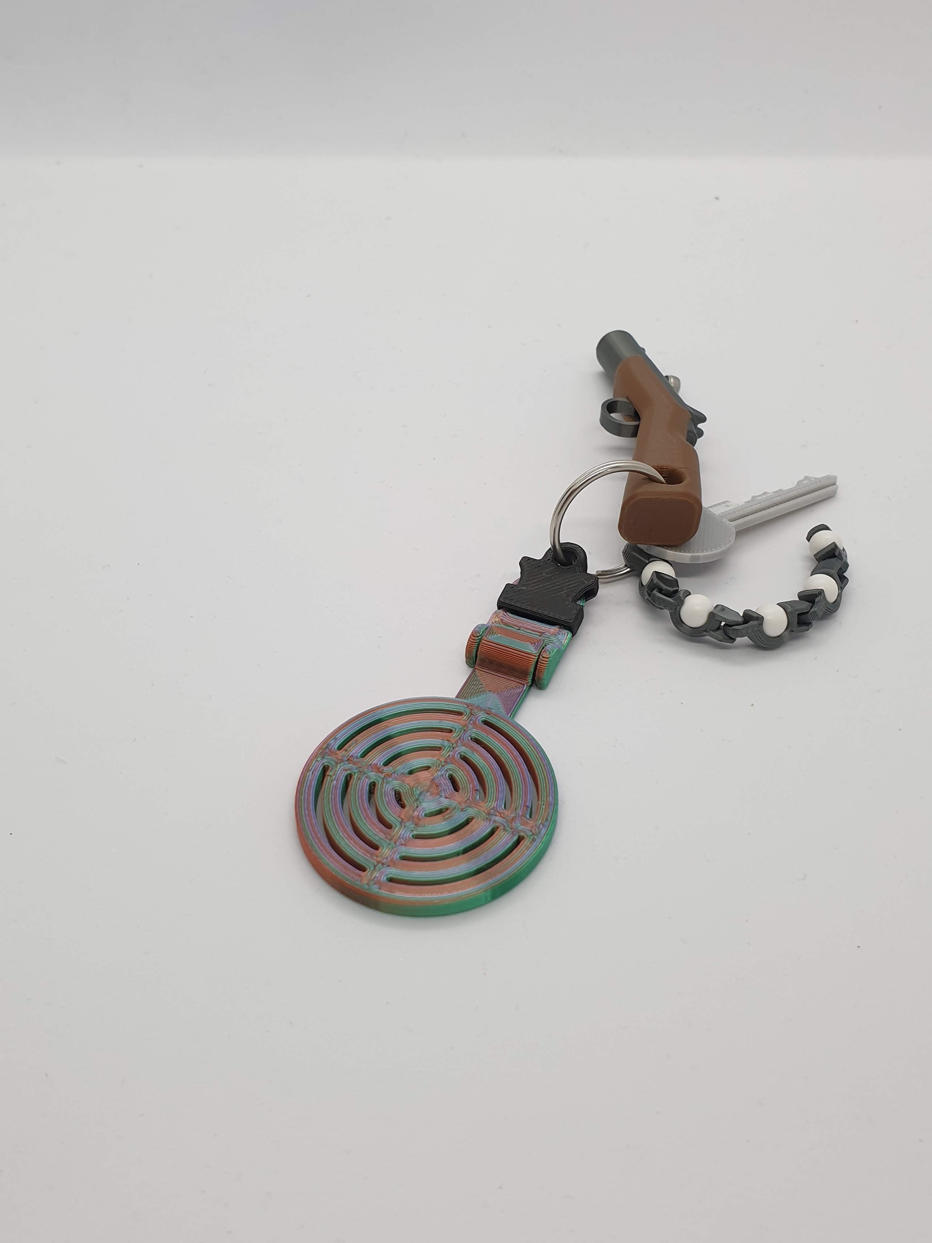 Keychain Target — For Bolt Action Rifle Keychain 3d model