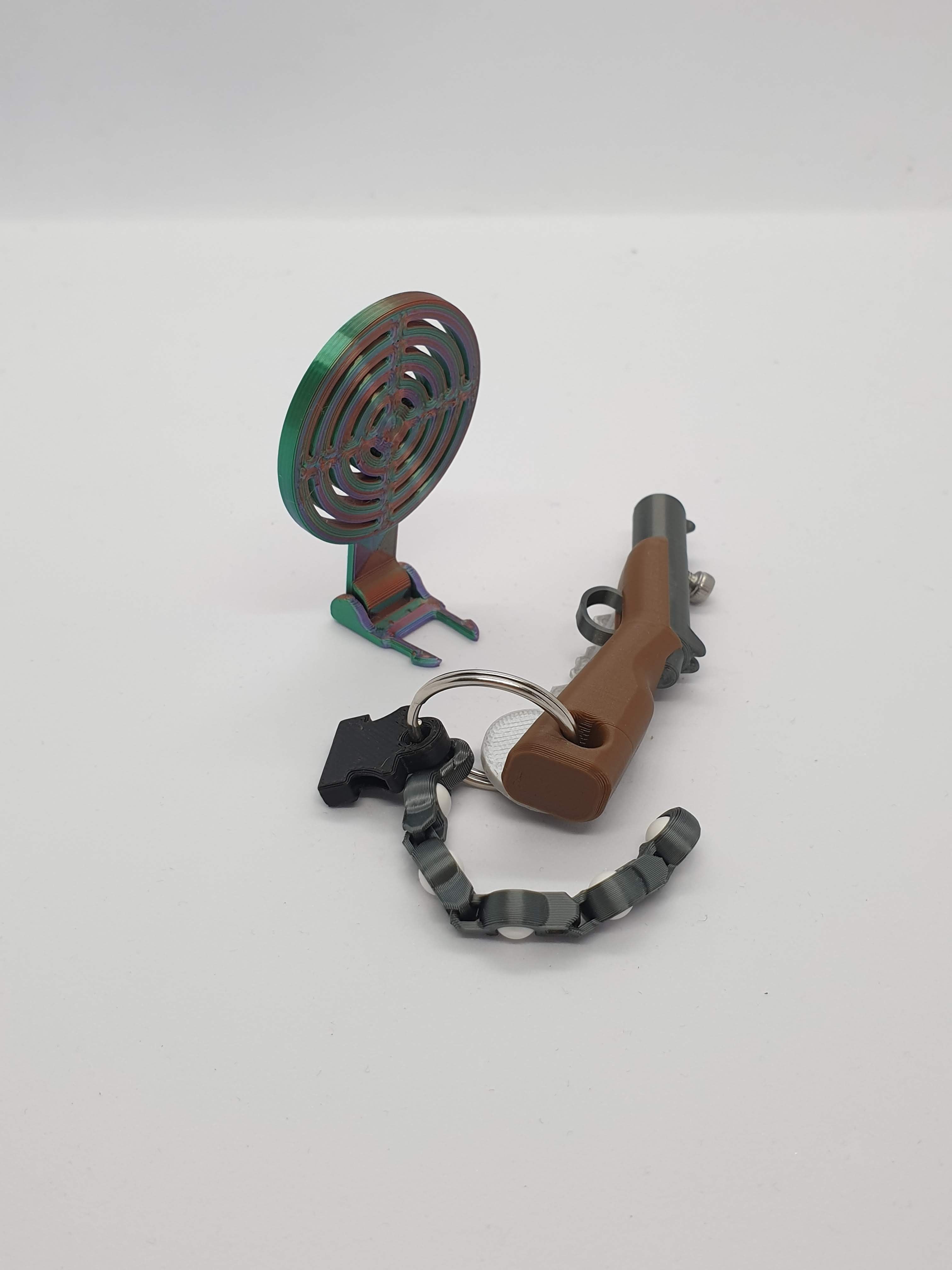 Keychain Target — For Bolt Action Rifle Keychain 3d model