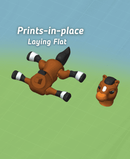 Happy Horse - Articulated Fidget Horse - Ludo 3D Printed Flexy Fidget Toy 3d model