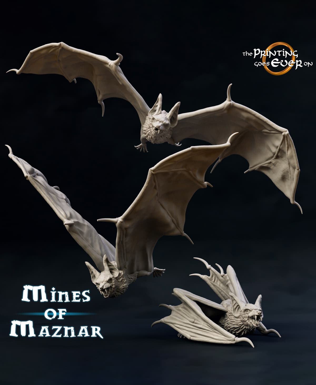 Giant Bat Swarm 3d model
