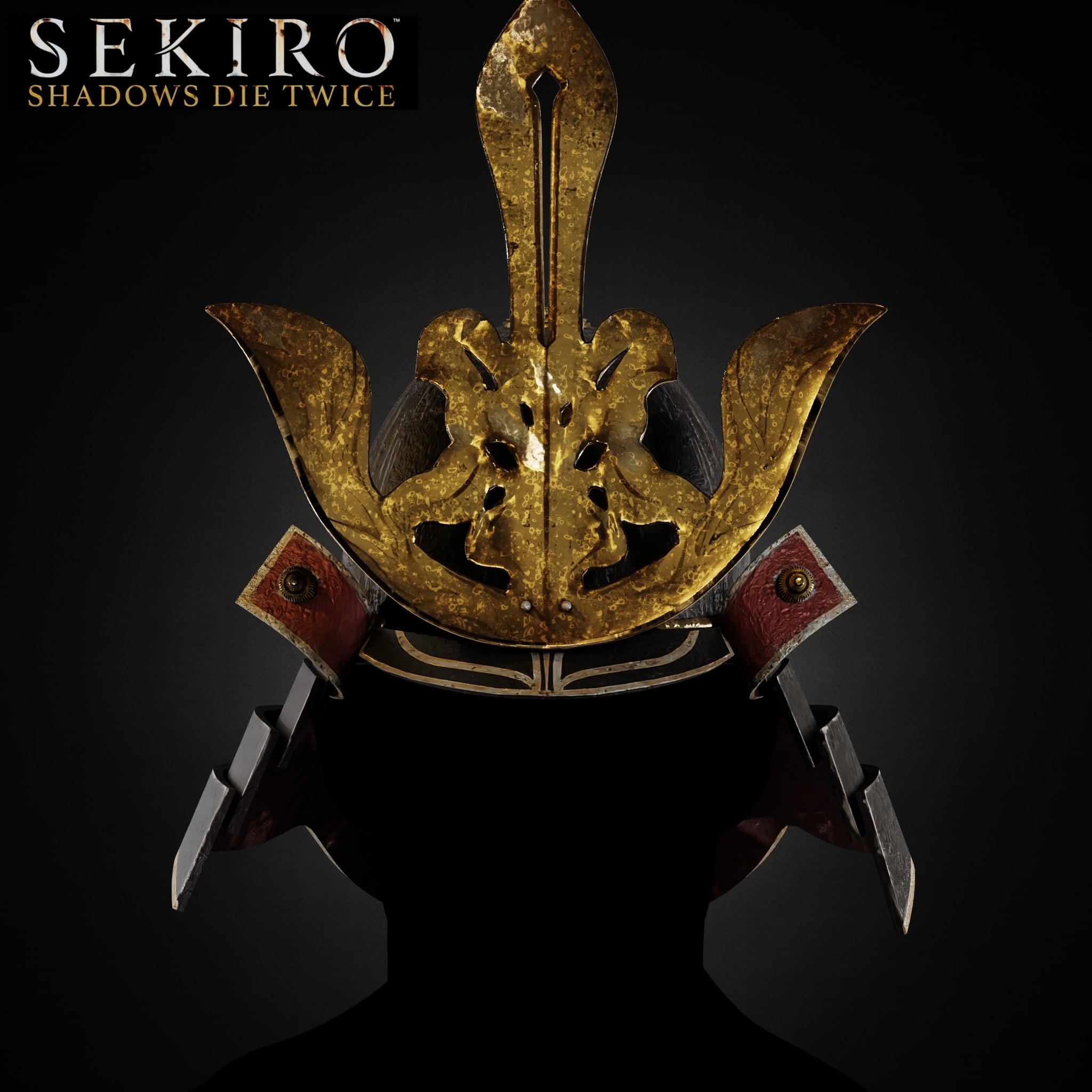 GENICHIRO AND ISSHIN ASHINA HELMET 1:1 life size cosplay - Sekiro Shadow Die Twice Fan Art 3d model