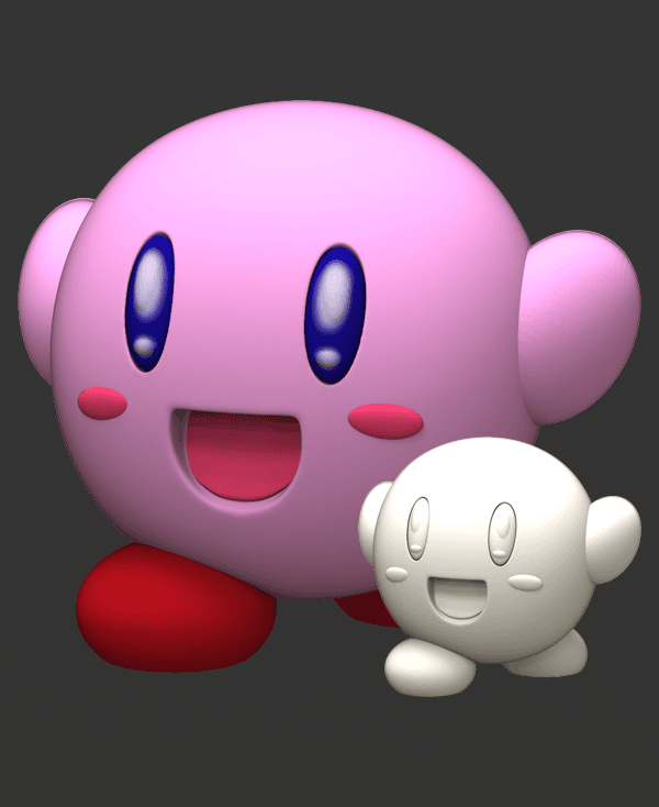  Kirby fan art - Ready to go  3d model