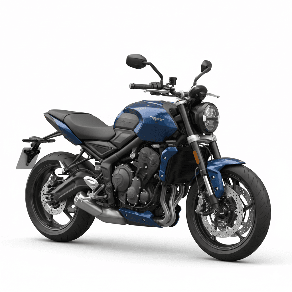Motorcycle : Triumph Trident660 Modern Roadster Motorcycle 3d model