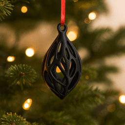 DROP ORNAMENT VORONOI / CHRISTMAS TREE DECOR / HOMEDECOR / DECOR / DECORATIONS / DESIGNER 3d model