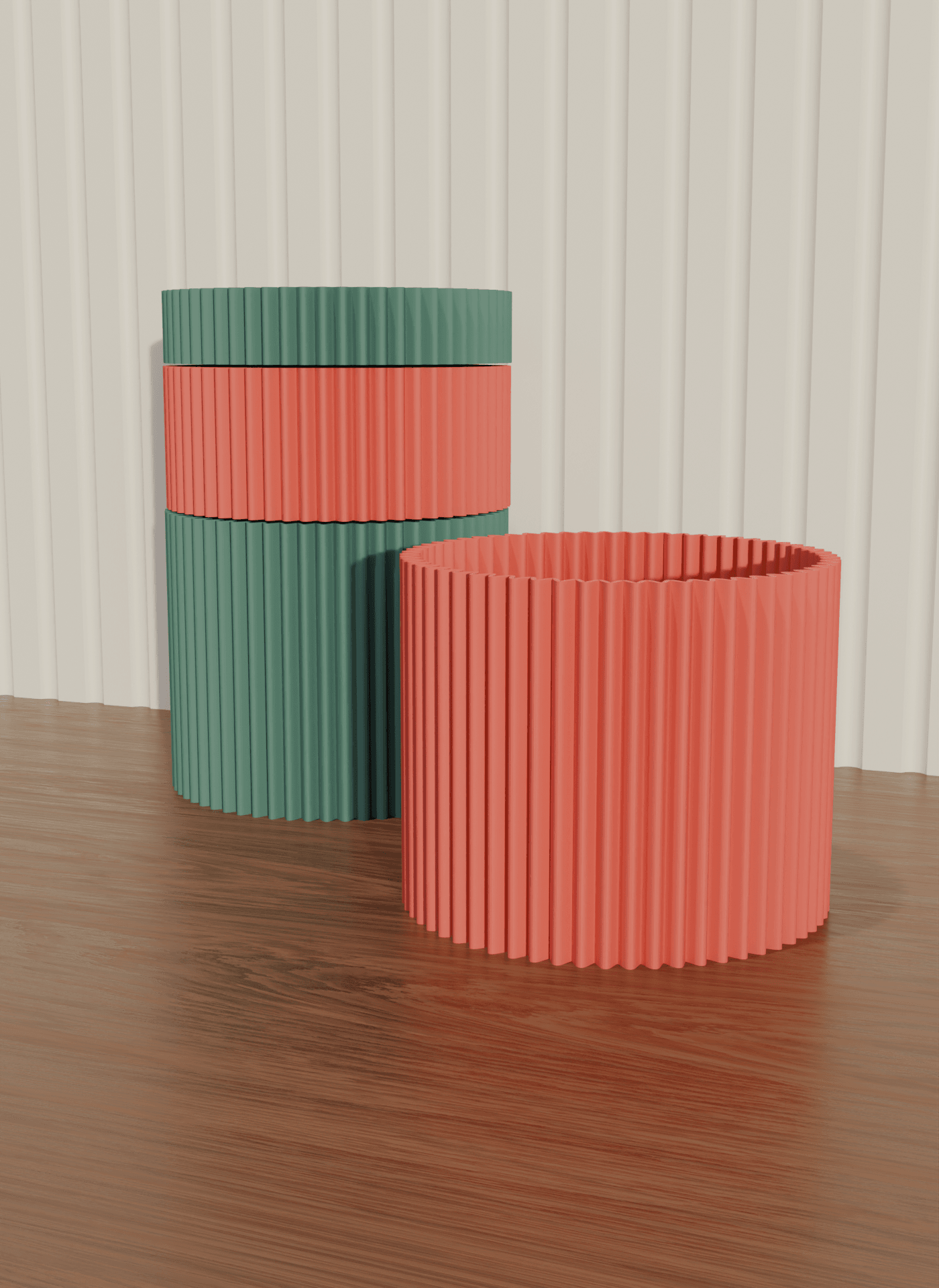 Ziggy modular stackable tray I_3 3d model