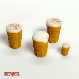 Ice cream in a waffle cup 3d model