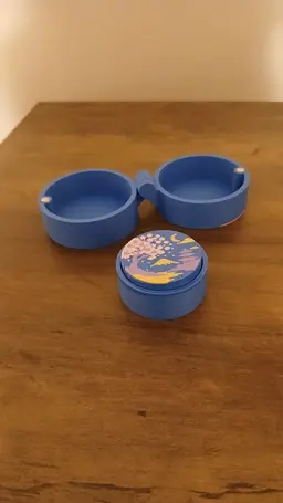 Japanese Sakura Tinker Box & Clicker Set 3d model