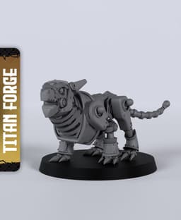 Construct Dogs - With Free Dragon - 5e DnD Inspired for RPG and Wargamers 3d model