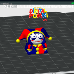 Pomni Keycap Digital Circus Artisan Keycap 3d model