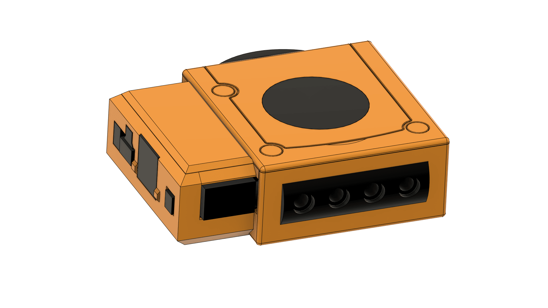 Homebrew Wii GameCube Case 3d model