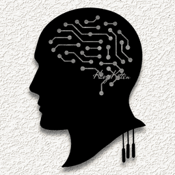 male brain circuit wall art home decorl 3d model