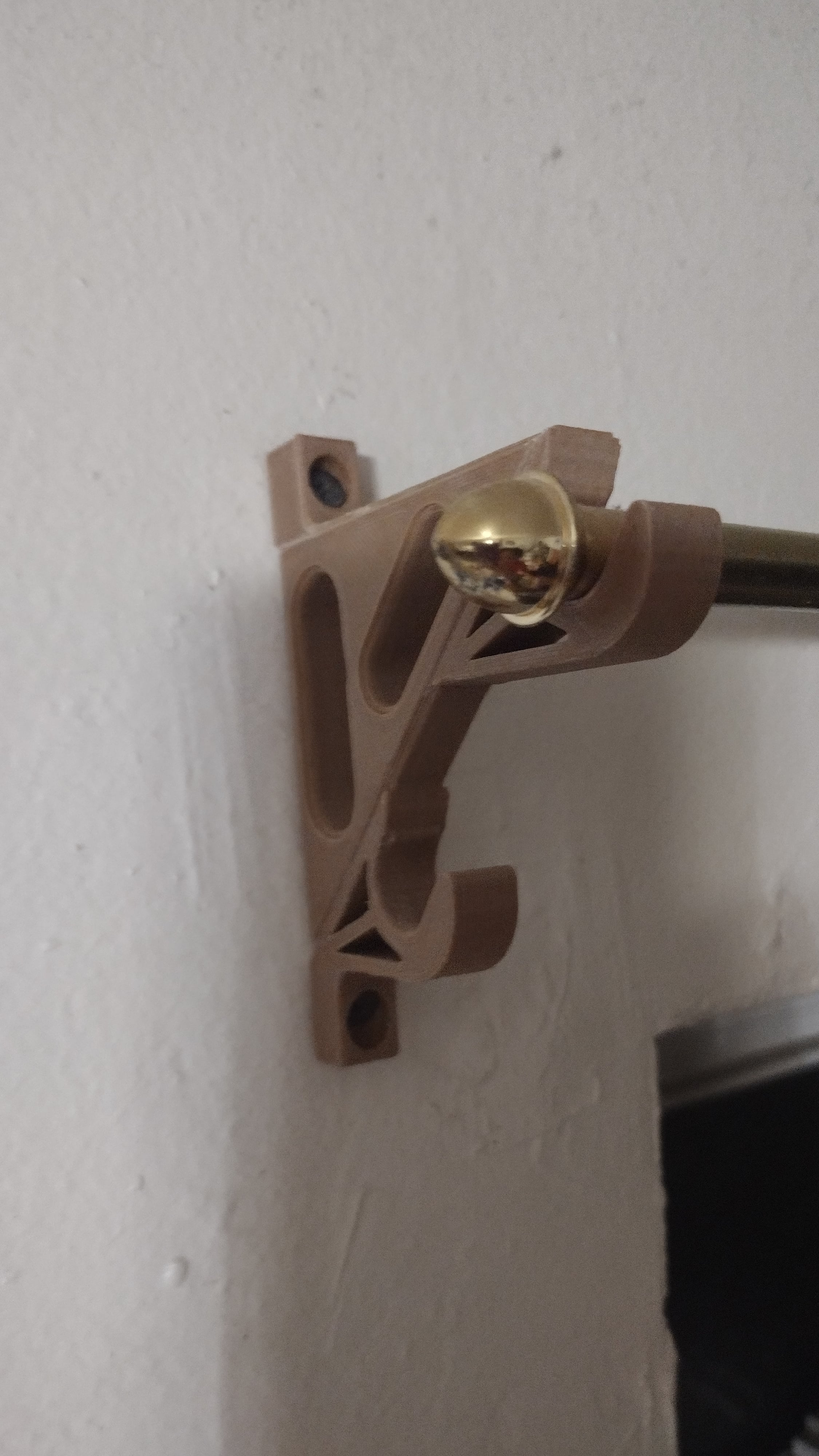 Ellipse Curtain Rod Hanger 3d model