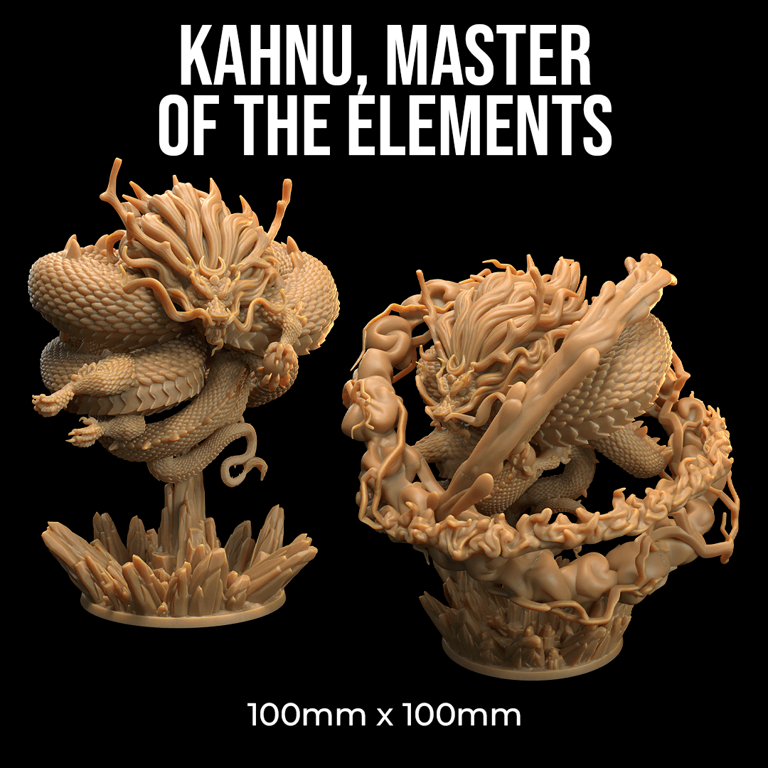 Kahnu, Master of The Elements 3d model