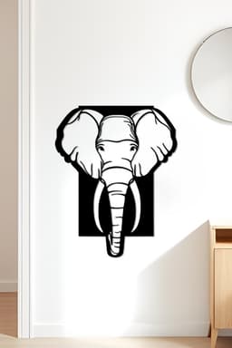 Elephant Wall Art, Wall Decor, Home Decor 3d model