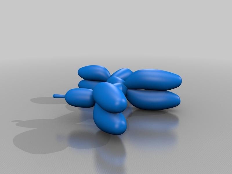 Balloon Dog (Jeff Koons) [nose optimized] 3d model