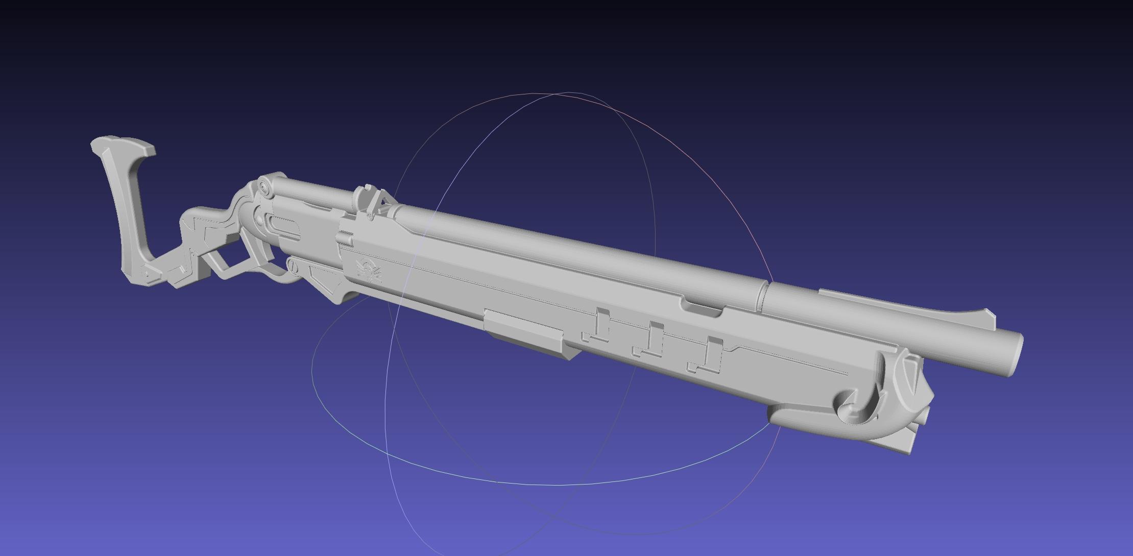 Overwatch Ashe Rifle Assembly 3d model
