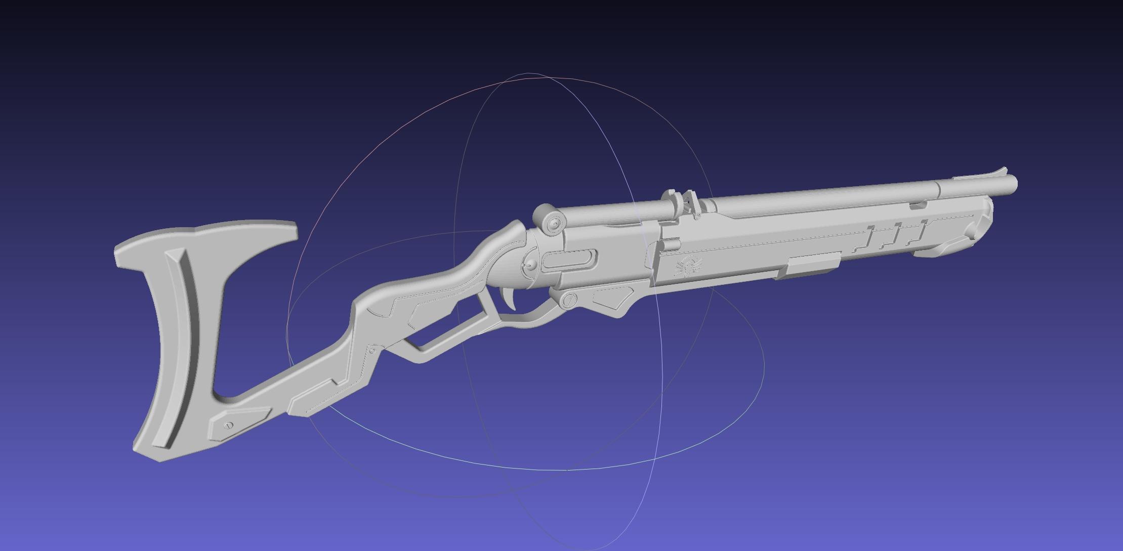 Overwatch Ashe Rifle Assembly 3d model