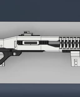 Helldivers 2 - RS-422 Railgun - 3D Printed Model 3d model