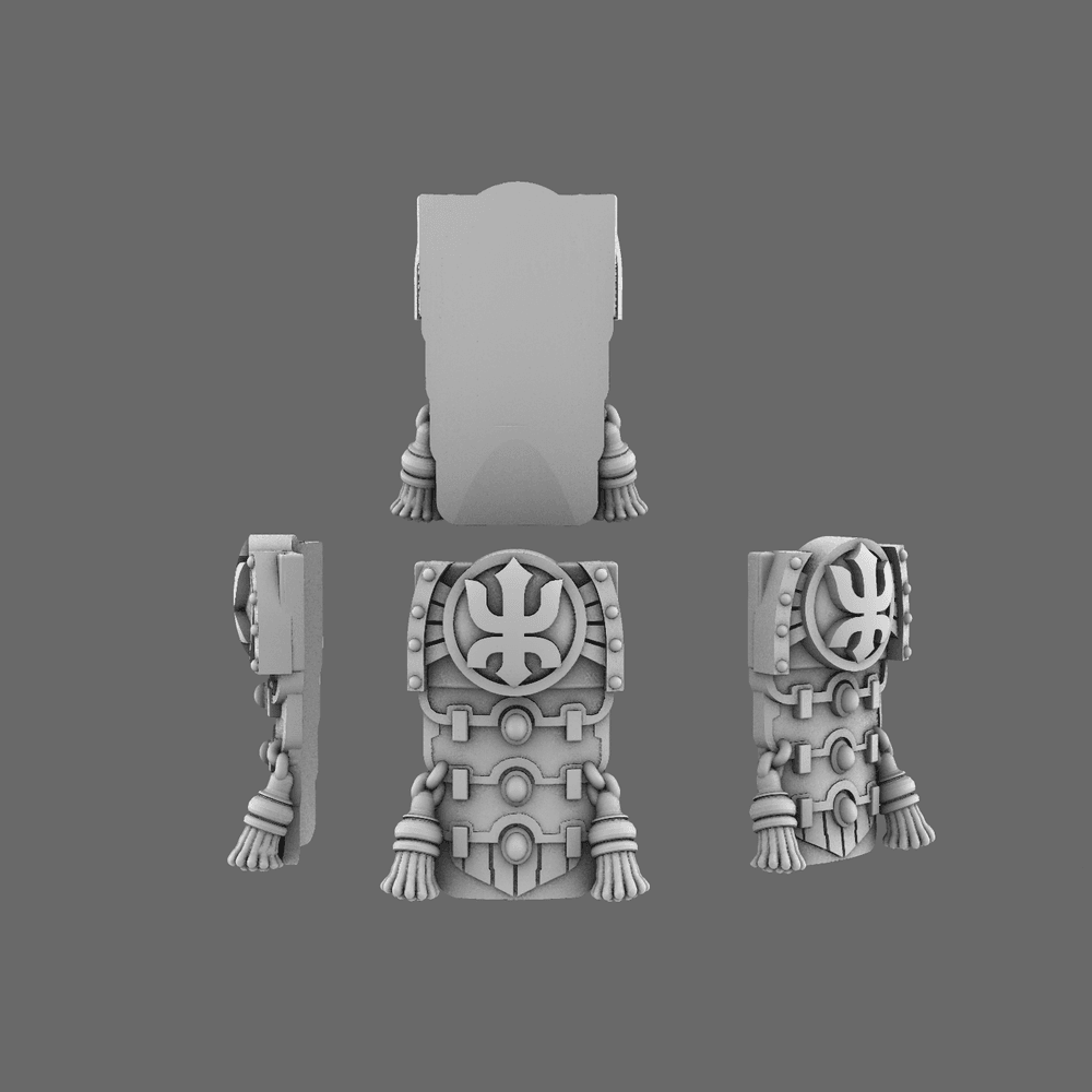 Red Ronin Samurai Tabards 3d model