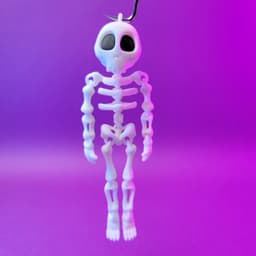 ClinkerBone - Halloween flexi skeleton 3d model