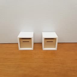 Night Stand Cubbies - 1:24 Scale Miniature 3d model