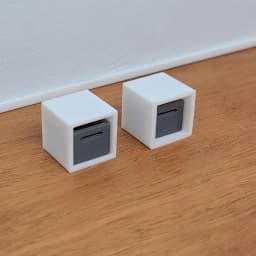 Night Stand Cubbies - 1:24 Scale Miniature 3d model