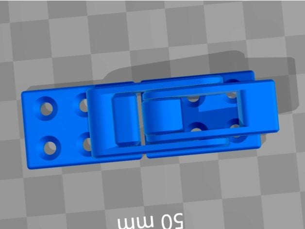 Latch+toggle+lock+samesize 3d model