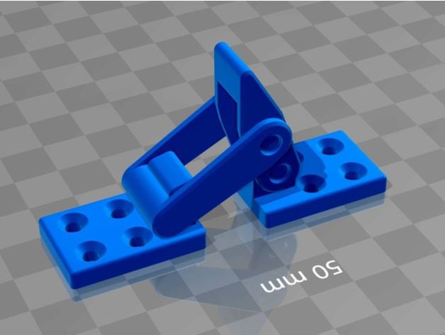 Latch+toggle+lock+samesize 3d model