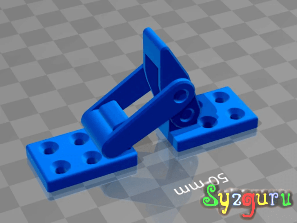 Latch+toggle+lock+samesize 3d model
