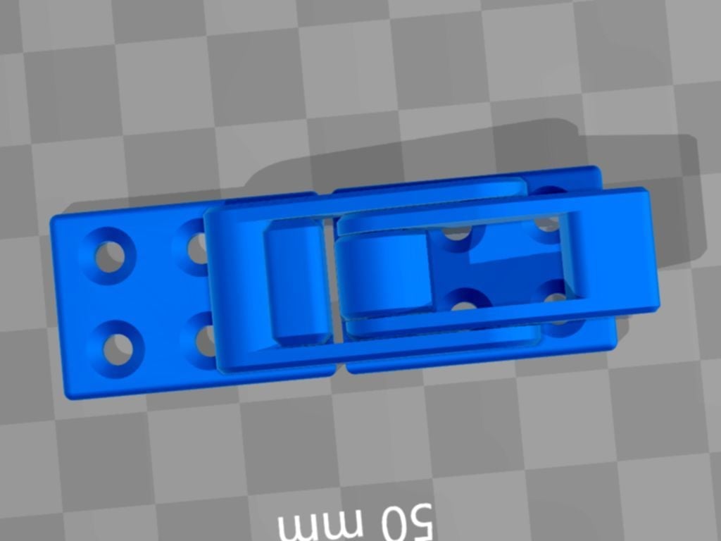 Latch+toggle+lock+samesize 3d model