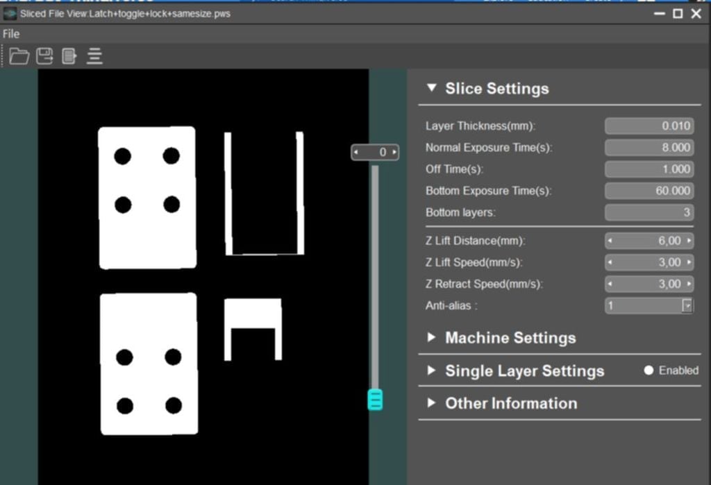 Latch+toggle+lock+samesize 3d model