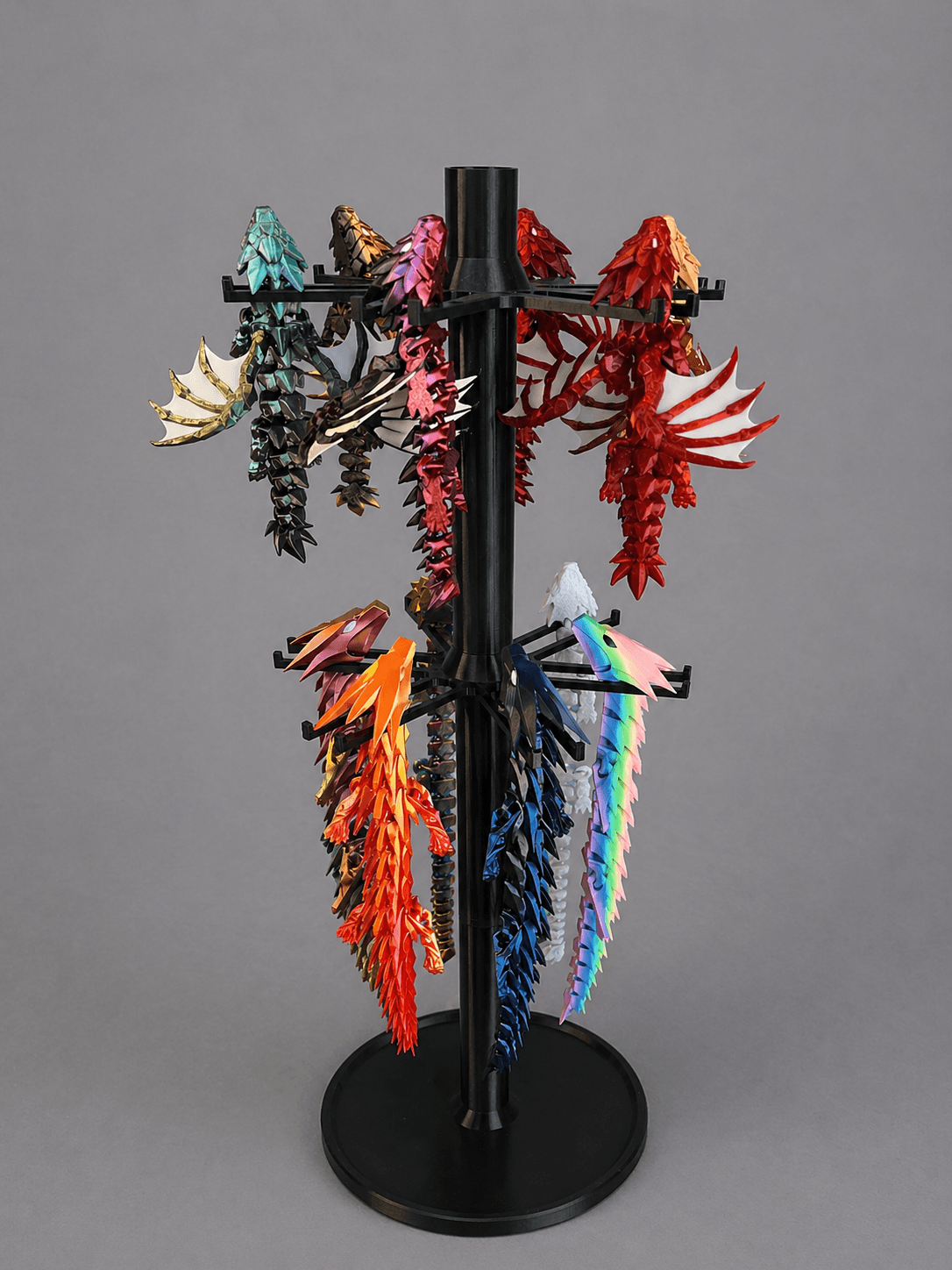 Rotating modular display stand 3d model