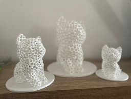 Voronoi cat / NO SUPPORTS 3d model
