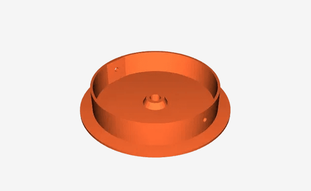 Ceiling light junction box cap cable cover 3d model