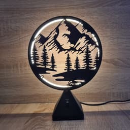 LED Ring Lamp 3d model