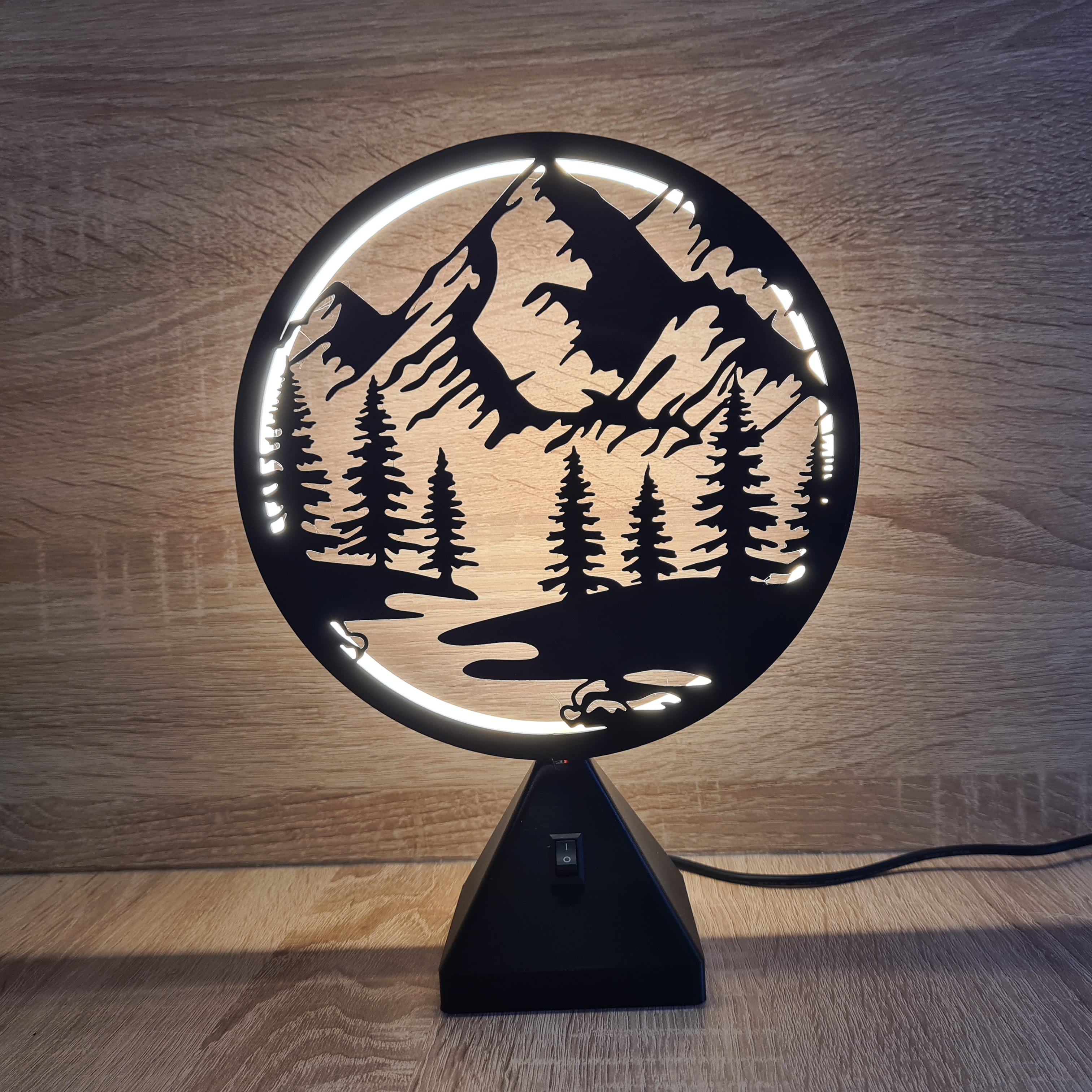 LED Ring Lamp 3d model