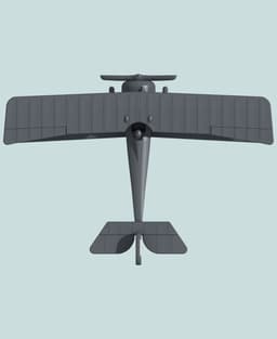 1:144 Nieuport 23 (Vickers) 3d model