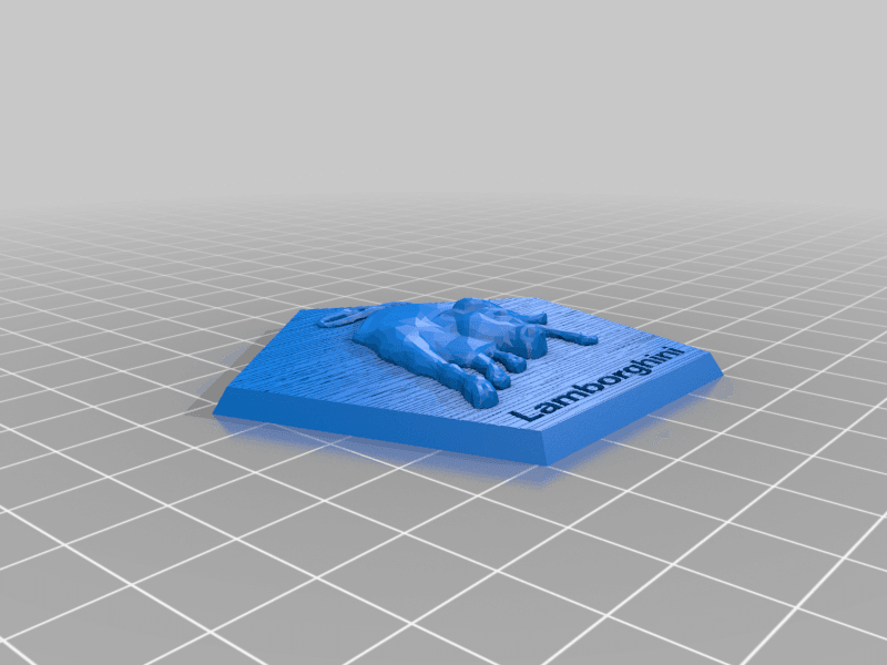 Chrysler Lamborghini Portofino PentaBull Badge 3d model