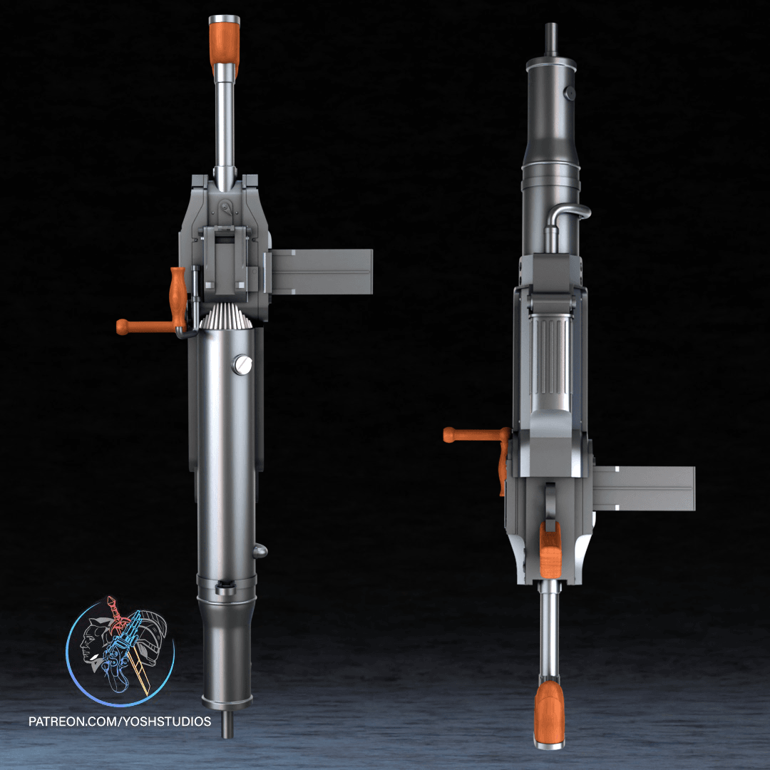 Assault Rifle 3D Printer STL File 3d model