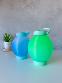 Japanese Paper Lantern 3d model