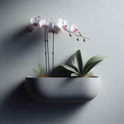 Wall Hanging Orchid Plant Pot 3d model